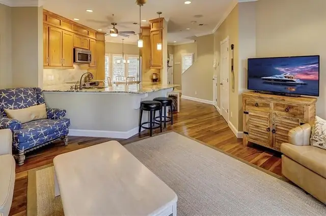 Living room at Ocean Breeze 11